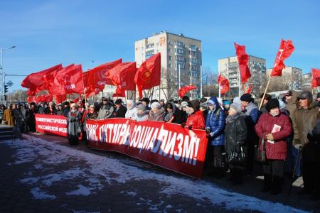 Амурская область. Д.Г. Новиков принял участие в праздновании Красного Октября в Благовещенске