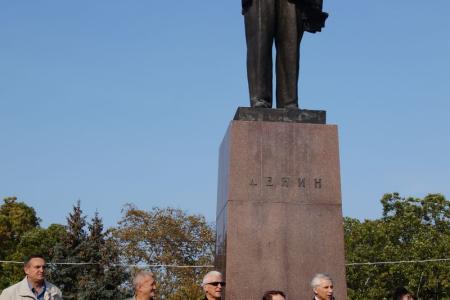 Митинг коммунистов в городе Сочи 7 ноября