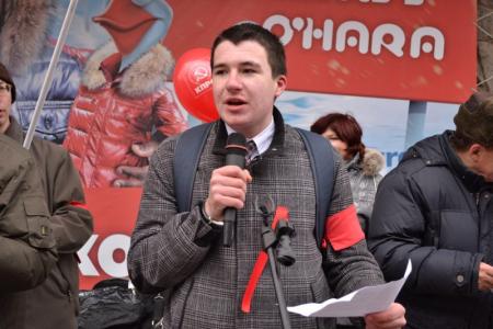 Новосибирская область. 7 ноября жители Академгородка встретили с особым настроем: Руки прочь от российской науки!