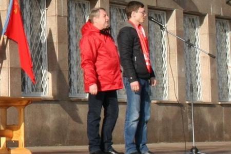 Татарстан. Альметьевское местное отделение КПРФ провело митинг в защиту социальных прав граждан