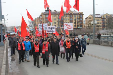 Митинг КПРФ в Пскове. Фоторепортаж