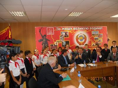 Празднование 96-й годовщины Великой Октябрьской Социалистической Революции коммунистами Кабардино-Балкарии