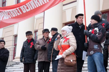 В Томской области прошли мероприятия, посвященные 96-й годовщине Великого Октября