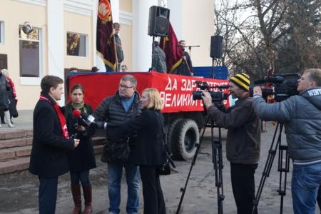 Вернем социальные завоевания Октября! Митинг КПРФ в Пензе