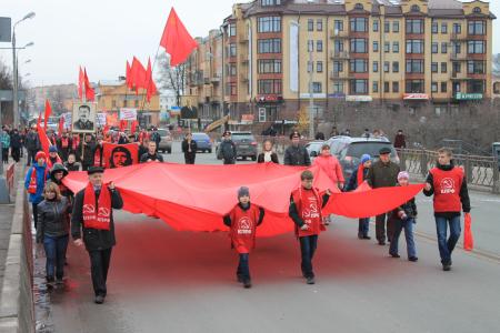 Митинг КПРФ в Пскове. Фоторепортаж