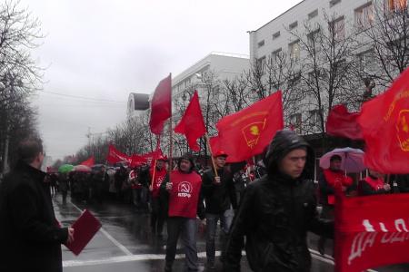 Белгородская область. Праздник Великого Октября  прошёл под знаком протеста