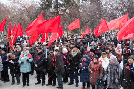 В Томской области прошли мероприятия, посвященные 96-й годовщине Великого Октября