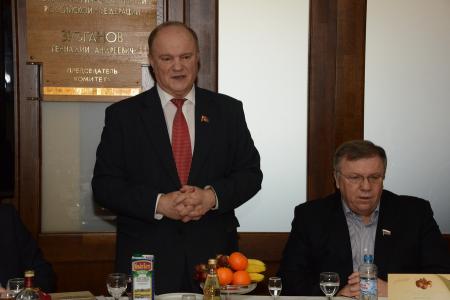 Г.А. Зюганов принял участие в «круглом столе», посвященном итогам реформирования Вооруженных Сил