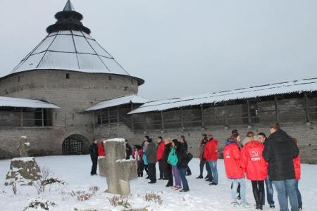 Комсомольцы и пионеры из Новгородской области в гостях у псковичей
