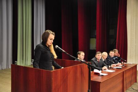 Ю.В. Афонин встретился с партийным активом города Новомосковска Тульской области
