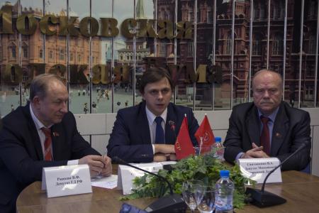 В.Ф. Рашкин: «На выборы в Мосгордуму мы выдвинем красный список Зюганова!» 