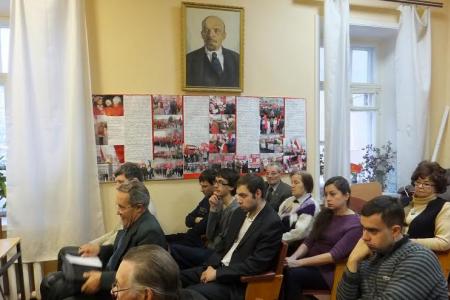 Калуга. Молодёжный политклуб: «Выдающийся большевик и революционер — товарищ Киров»