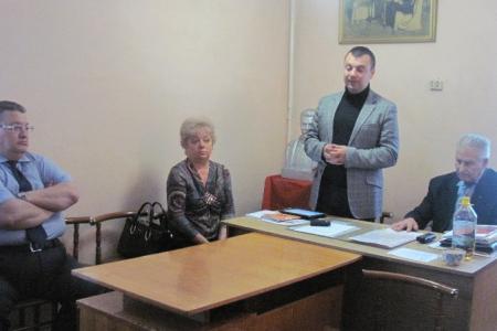 Первый секретарь Кемеровского обкома КПРФ Н.П. Мухин встретился с партийным активом города Белово