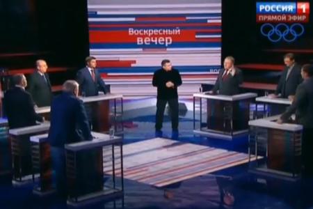 С.П.Обухов об итогах 2013 года в "Воскресном вечере с Соловьевым". Оппозиция против единороссов. Фрагменты дискуссии