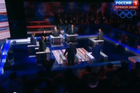 С.П.Обухов об итогах 2013 года в "Воскресном вечере с Соловьевым". Оппозиция против единороссов. Фрагменты дискуссии