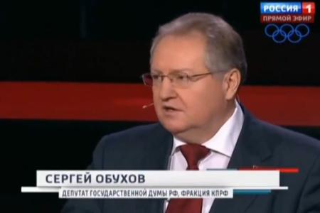 С.П.Обухов об итогах 2013 года в "Воскресном вечере с Соловьевым". Оппозиция против единороссов. Фрагменты дискуссии