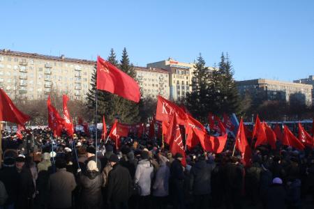 Трехтысячный митинг в Новосибирске потребовал выдвижения Анатолия Локотя в мэры Новосибирска