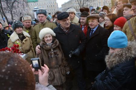 Г.А. Зюганов в блокадном музее памяти «Улица жизни»