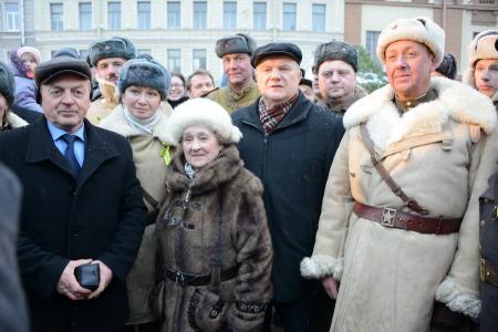 Г.А. Зюганов в блокадном музее памяти «Улица жизни»