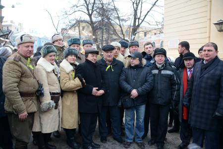 Г.А. Зюганов в блокадном музее памяти «Улица жизни»