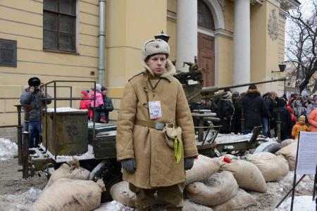 Г.А. Зюганов в блокадном музее памяти «Улица жизни»