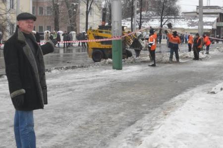 Встреча олимпийского огня пензенскими комсомольцами