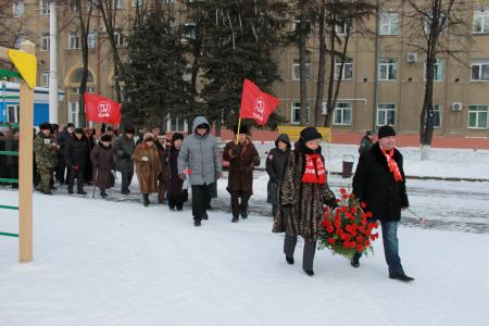Кемеровские коммунисты почтили память В.И. Ленина