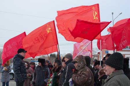 Томичи почтили память вождя мирового пролетариата