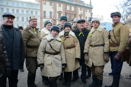 Г.А. Зюганов в блокадном музее памяти «Улица жизни»