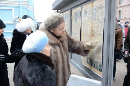Г.А. Зюганов в блокадном музее памяти «Улица жизни»