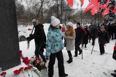 Акция памяти в день 90-летия со дня кончины Владимира Ильича Ленина прошла в Перми