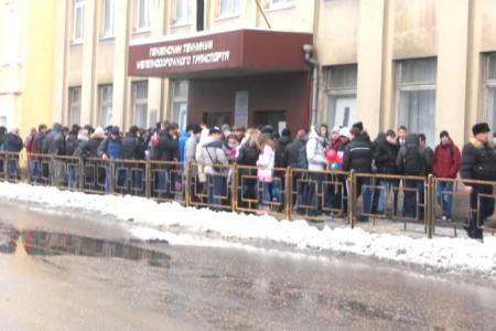 Встреча олимпийского огня пензенскими комсомольцами