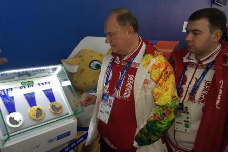 Россия вышла на первое место в медальном зачете на Олимпиаде в Сочи