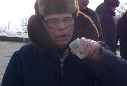 Ульяновск. Митинг в честь 96-й годовщины Советской Армии и Военно-Морского Флота