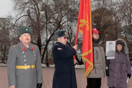 Красной Армии слава! Митинг КПРФ в Воронеже