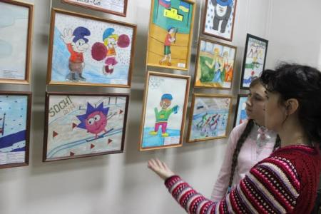 Республика Бурятия. На спортивной волне. Дети рисуют чемпионов!