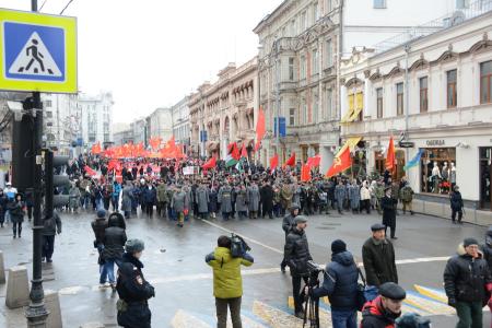 «Армия, защити свой народ!». Шествие и митинг в Москве
