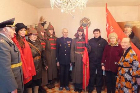 Слава Советской Армии! Калужский горком КПРФ провел торжественный митинг и автопробег