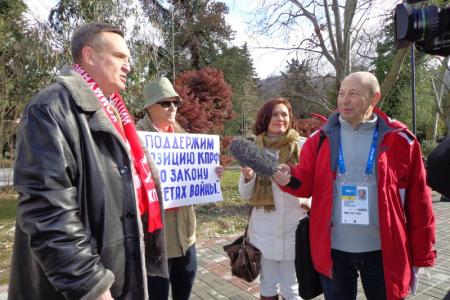 Пикет в поддержку закона о "Детях войны" был проведен в Сочи