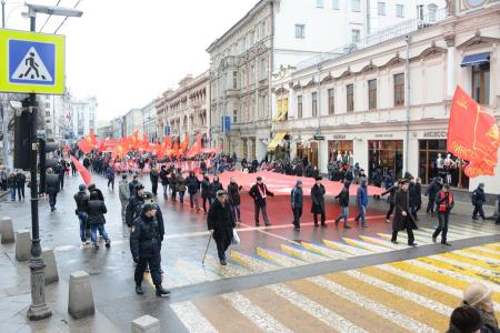 «Армия, защити свой народ!». Шествие и митинг в Москве