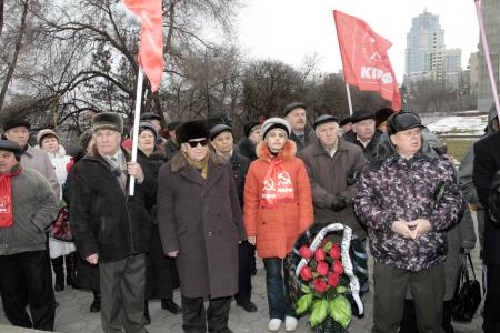 Красной Армии слава! Митинг КПРФ в Воронеже