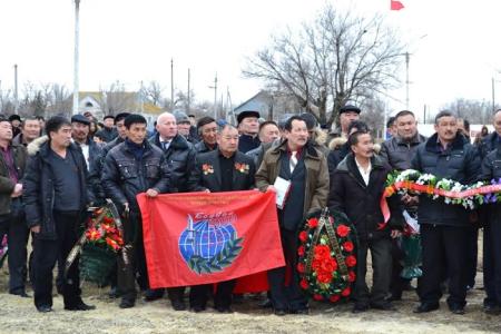 Коммунисты Калмыкии приняли участие в открытии мемориала, посвященного 25-летию со дня вывода советских войск с Республики Афганистан