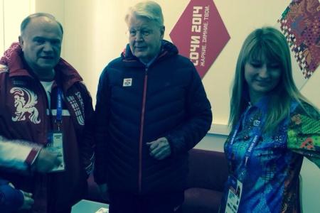 Лидер КПРФ Г.А.Зюганов посетил Олимпийские объекты в Сочи: Олимпиада дает четкий моральный посыл, чтобы в мире прекращались войны, и все состязания проходили лишь на спортивных площадках