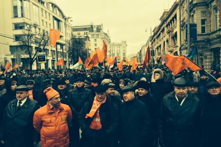 «Армия, защити свой народ!». Шествие и митинг в Москве