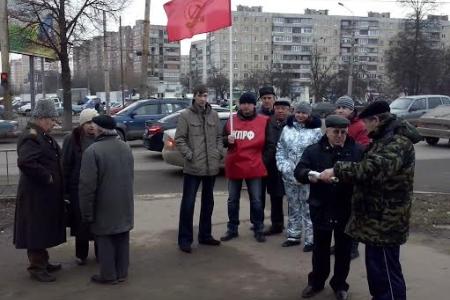 Орловская область. Коммунисты отметили 96-ю годовщину создания Рабоче-Крестьянской Красной Армии и Военно-Морского Флота