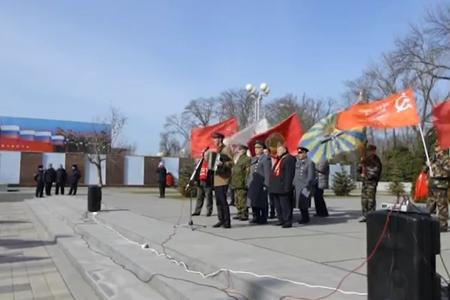Песня про солдата НКВД. Народное творчество на митинге КПРФ в Краснодаре