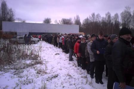 Псковская область. В Локнянском районе прошел митинг в память об Александре Матросове