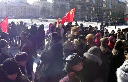 Главная проблема - капитализм. Воронежский обком КПРФ провел митинг в рамках Всероссийской акции протеста