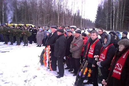 Псковская область. В Локнянском районе прошел митинг в память об Александре Матросове