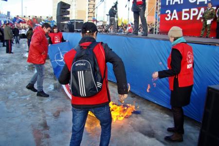 Пензенские коммунисты приняли участие в городском митинге в поддержку референдума в Крыму